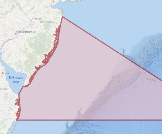 NJ/Delaware Bay Port Access Route Study, Proposed NC Anchorage Area