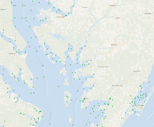 Where Is Coastal and Ocean Acidification Being Monitored in Your Area?