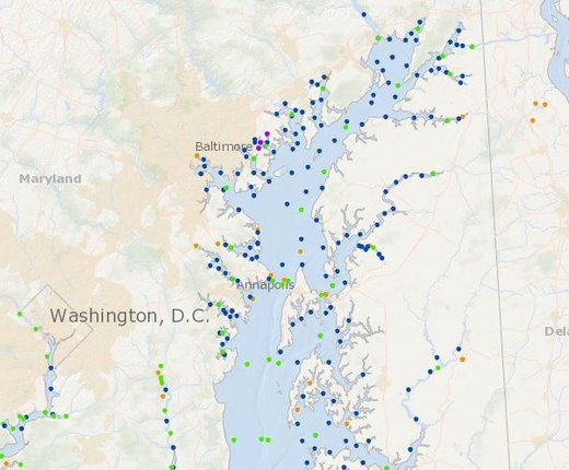 Acidification Monitoring Locations Now on Marine Planner 