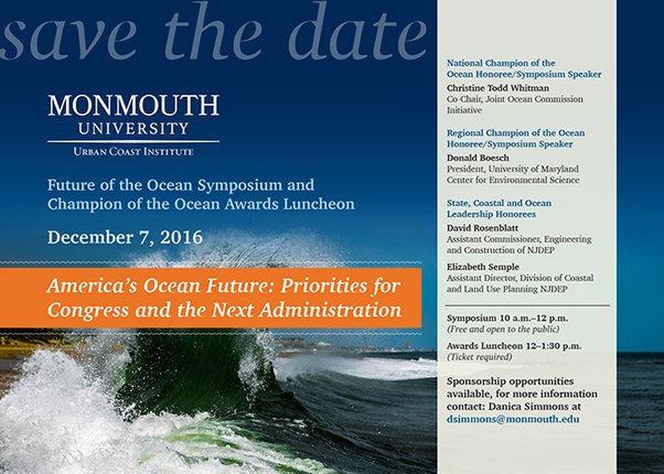2016 Future of the Ocean Symposium