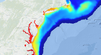 Maps Estimate Average Monthly Sea Bottom Temperatures