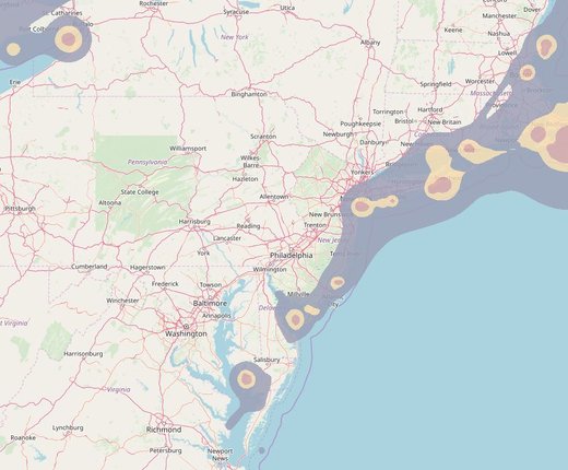 Maps Show Migration Patterns and Habitats of Diving Birds