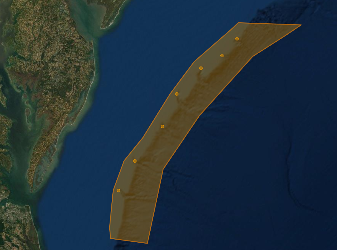 canyon shape and points