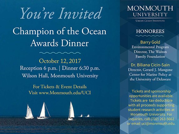 2017 Champion of the Ocean Awards Dinner