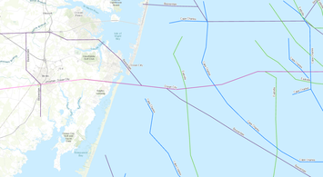 View Routes of Prehistoric Rivers that Crossed Delmarva