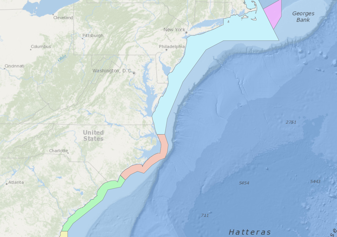 proposed NARW speed zones