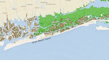 Detailed Maps Show Estuarine Wetlands and Seagrass Areas